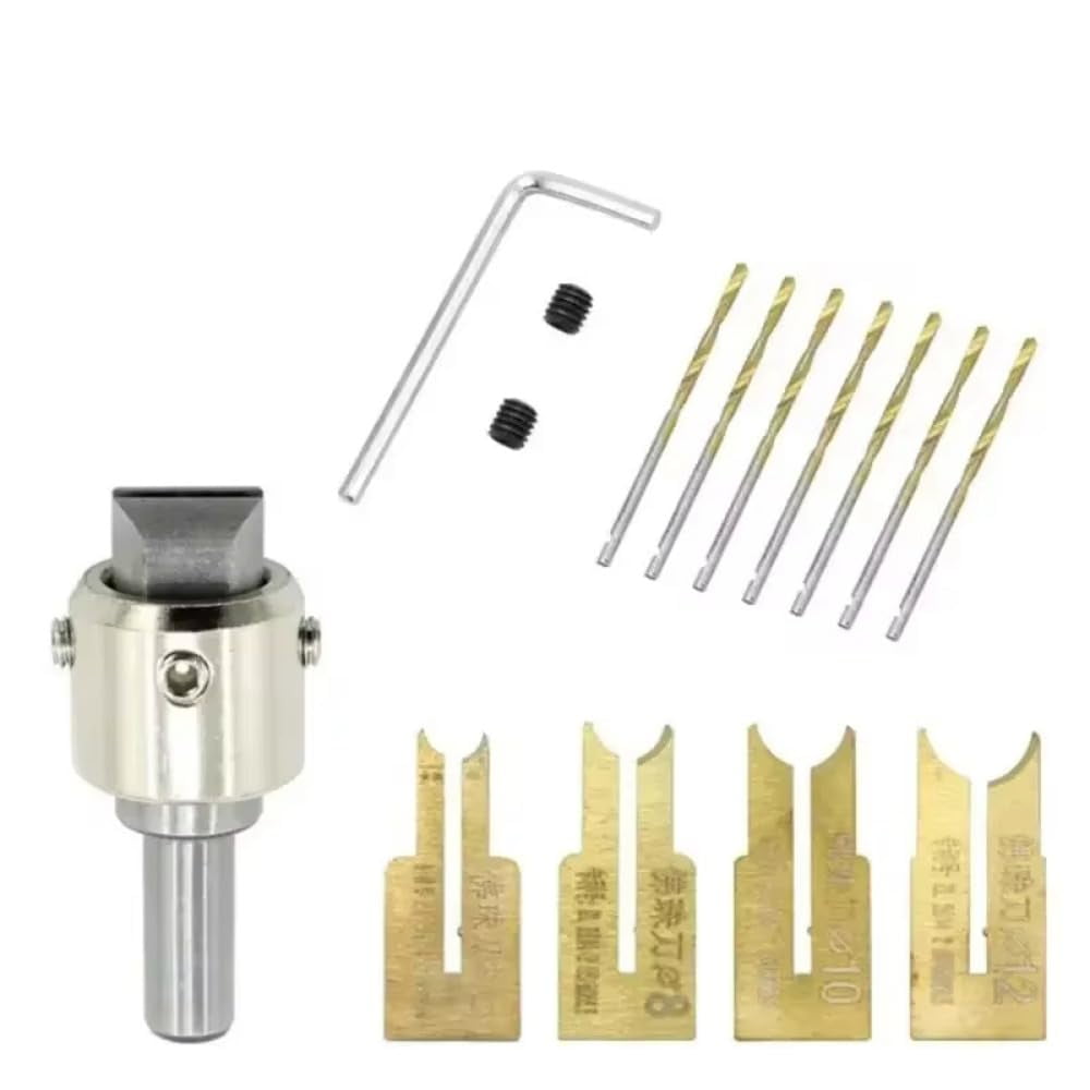 Drill Milling Cutter Set Kit Drill Wood 13/16/24pcs Electric Beads Tools Maker Bit Carbide Woodworking 6-25mm