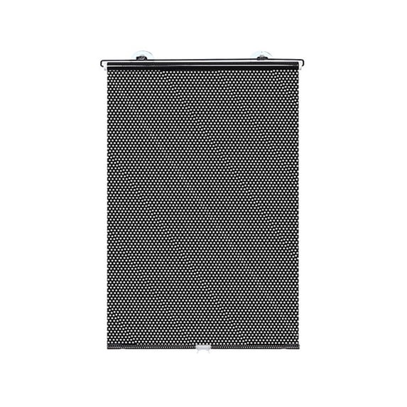 No Drill Pleated Suction Cup Blind, 17.72x49.21in Retractable Sun Blocking Shade, Heat Insulation Window Covering, Easy Install Removable for Kitchen Bathroom, Car Sunshade for Office Privacy