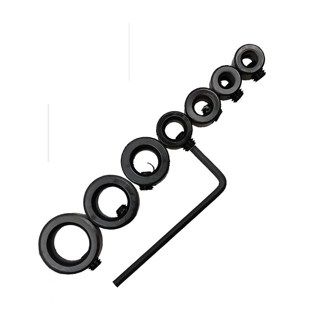 Drill Positioning Collar Kit Adjustable Depth Stop Depth Stop Rings 3mm ...
