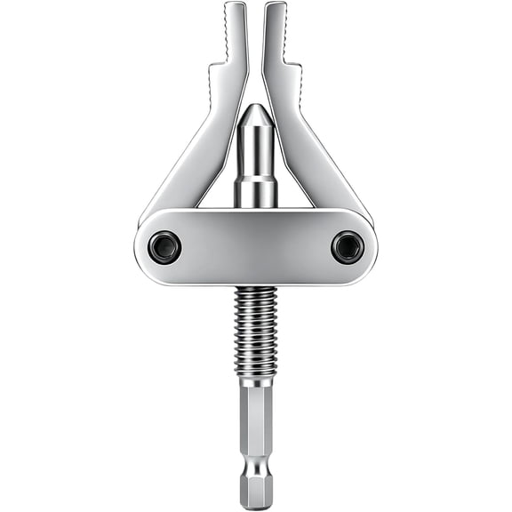 Drill Powered Broken Pipe Extractor Tool, Heavy Duty Internal Thread Remover for Broken Fittings, Shower Arms, Valves, and DIY Repairs