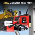 thumbnail image 1 of Drill Press, 1300W 1.6" Boring Diameter 2922lbf/13000NMagnetic Drill with 11Pcs Drill Bits for IndustrialImprovement PowerDrill Presses, 1 of 9