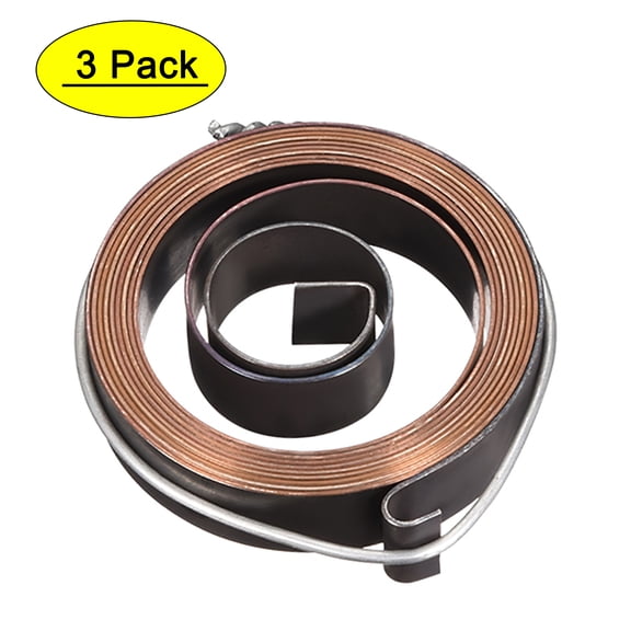 Drill Press Spring Quill Feed Return Coil Spring 1540mm 52x12x0.7mm 3pcs