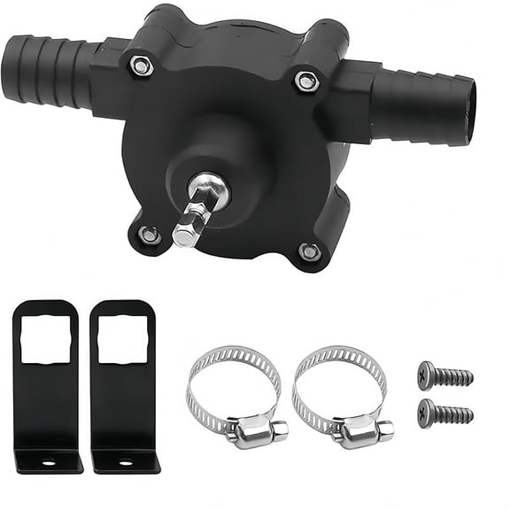 Drill Pump for Water Transfer, Portable Hand Drill Water Pumps Mini Hand Self-Priming Quick Pumping Speed for Water Gasoline Oil Diesels Fluid Transfer Pump (1 Set)