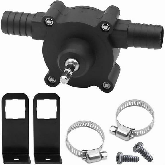 Drill Pump for Water Transfer, Self-Priming Electric Drill Powered Pump, 2025 New Portable Hand Drill Pump Water Transfer Pump for Gasoline, Oil, Aquarium, Garden