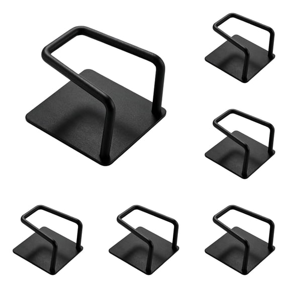 No Drill Stainless Steel Sponge Holder With Adhesive Caddy, Rustproof Wall Mount Sink Organizer For Dishcloth And Scrubber, Kitchen Storage Accessory For Sink, Black (Black, 5pcs)
