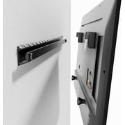 No Drill TV Wall Mount for 22 to 55 inch TVs, Drywall Smart Bracket | Tilts Up 5 , 100 Lbs, Low Profile, Include All Hardware kit, Fast Install Bedroom, Living Room