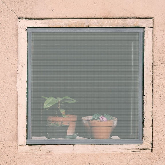 No Drill Window Screen Mesh, Self-Adhesive Removable Insect Screen, DIY Window Net for Bug Prevention, Washable Ventilated Screen for Home Windows, 11.8"x13.8"
