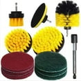 thumbnail image 1 of Drill brush Power Scrubber Bathroom Cleaning Kit, with Pad Sponge and Extend Attachment, 12 Pieces Drill Brush Attachment Set,  for Cleaning - Bathroom, Kitchen, 1 of 7