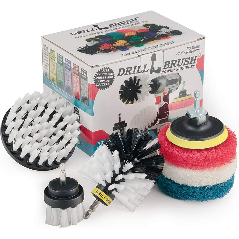 Black + Decker Short Utility Brush, Multicolor - 2 pack