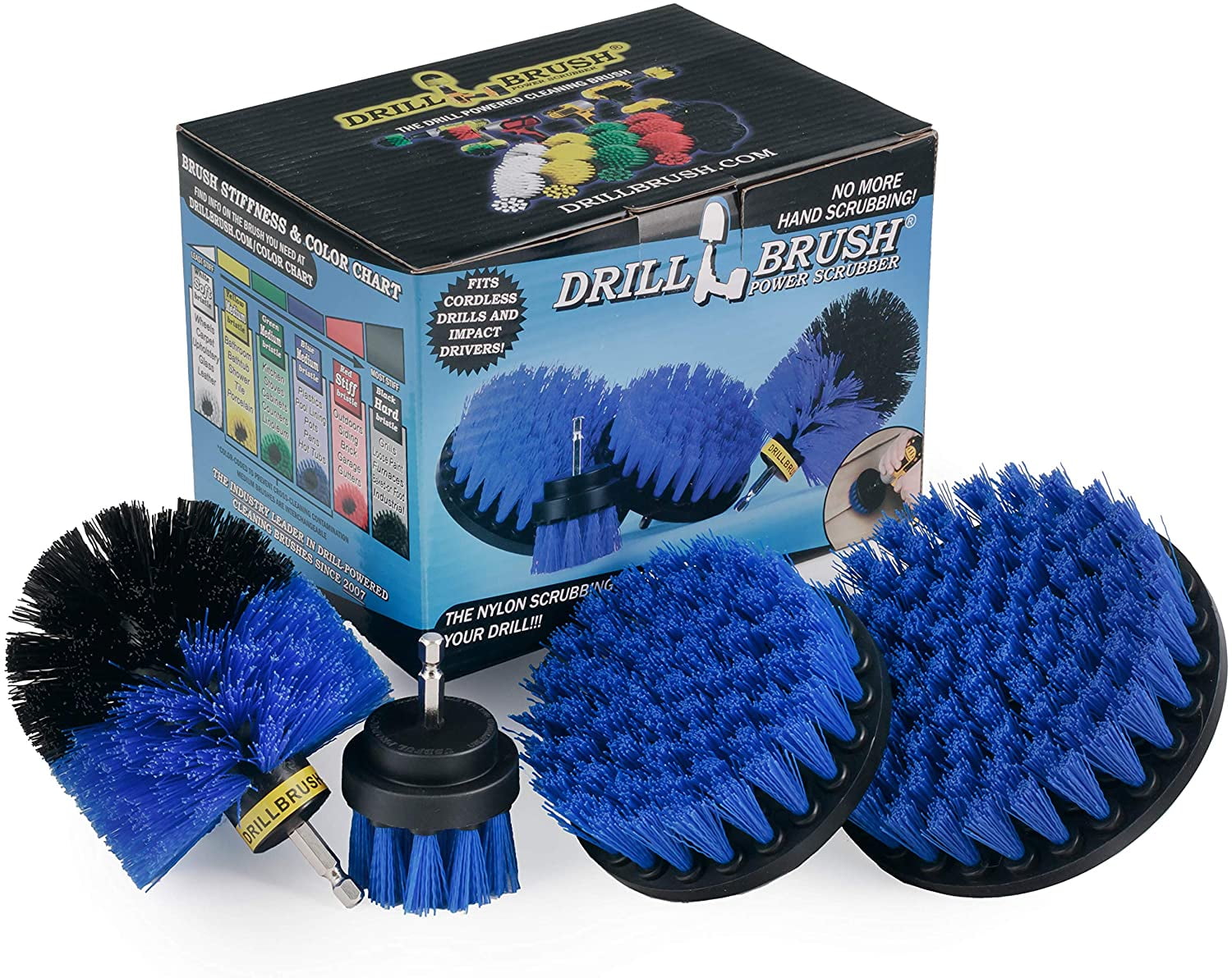 Drillbrush Swimming Pool Accessories Drill Brush Power Scrubber Kit