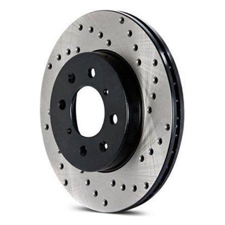 Drilled Sport Brake Rotor for 2017 Subaru WRX