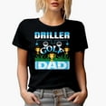 thumbnail image 1 of Driller Golf Dad, Father Golf Player, Golfing or Golfer Themed Merch Gift, Black T-Shirt, Medium, 1 of 5