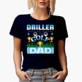 thumbnail image 1 of Driller Golf Dad, Father Golf Player, Golfing or Golfer Themed Merch Gift, Navy Blue T-Shirt, 2XL, 1 of 5