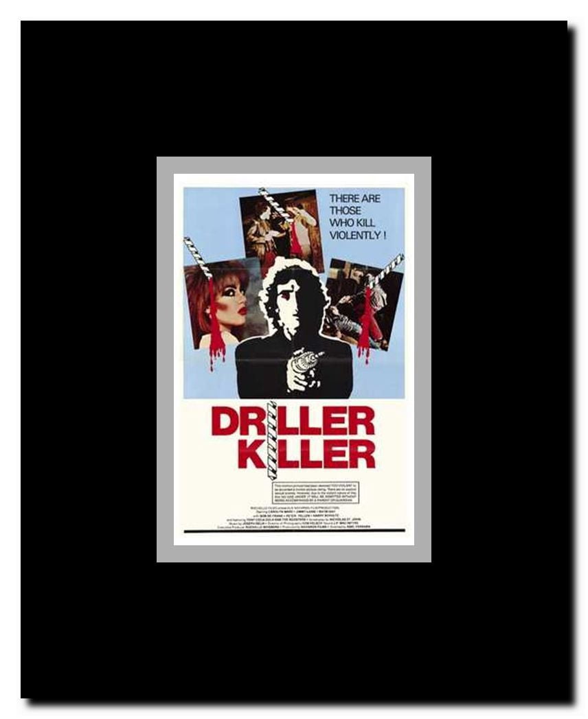 Driller Killer Framed Movie Poster
