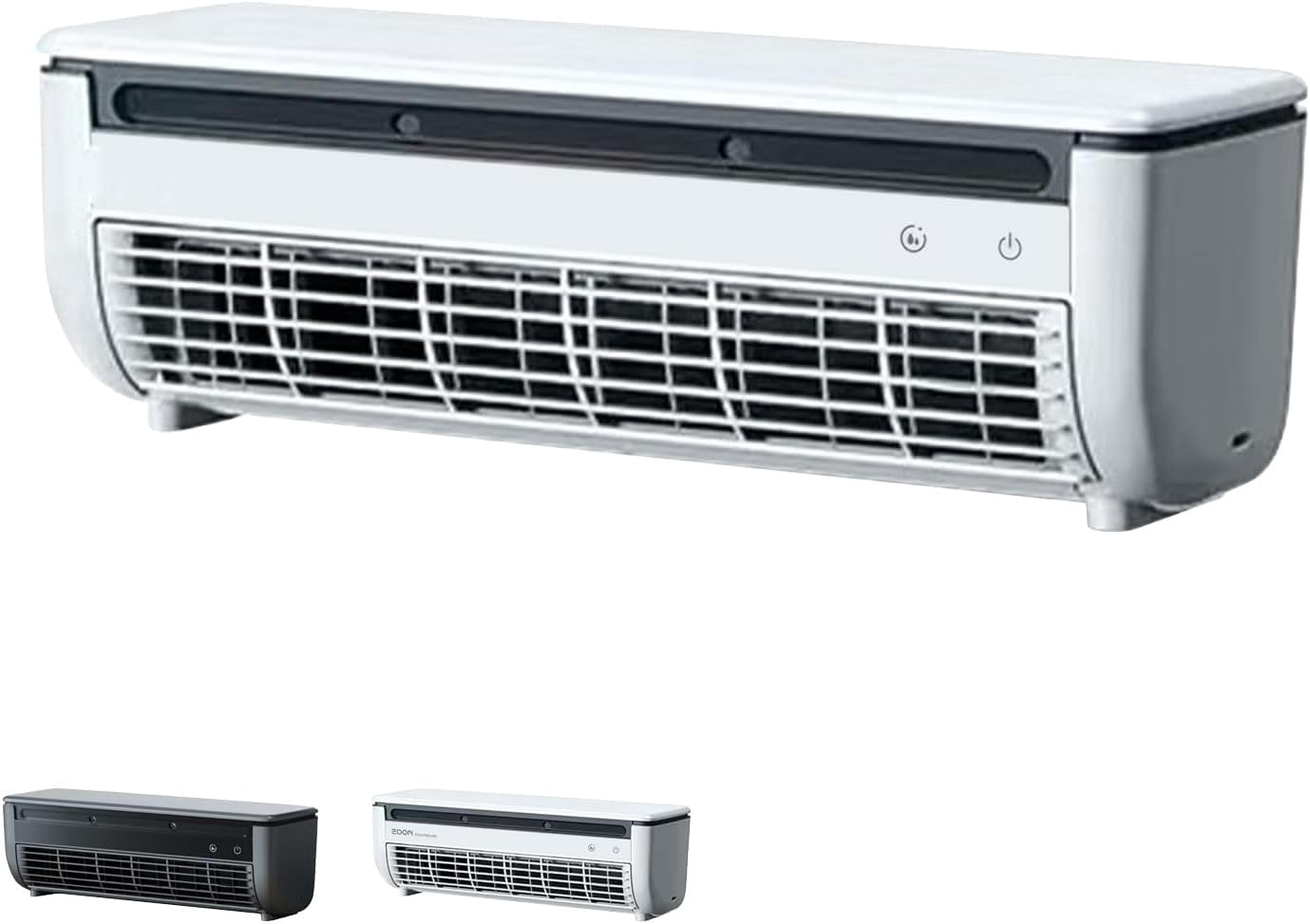 No Drilling Kitchen Wall Air Conditioner Fan, 2025 New Wireless ...