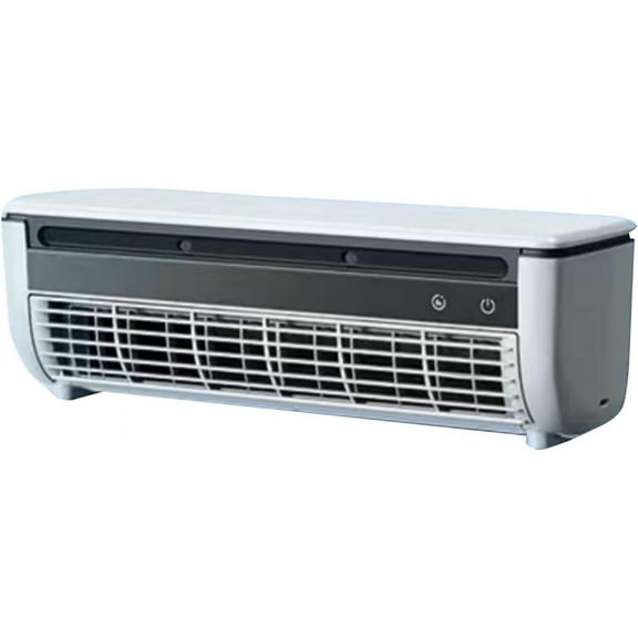 No Drilling Kitchen Wall Air Conditioner Fan,2025 New Wireless Charging Air Conditioner, Portable Wall Mounted Airs Conditioners for Kitchen Bedroom, Multifunctional Wall Air Conditione(White)