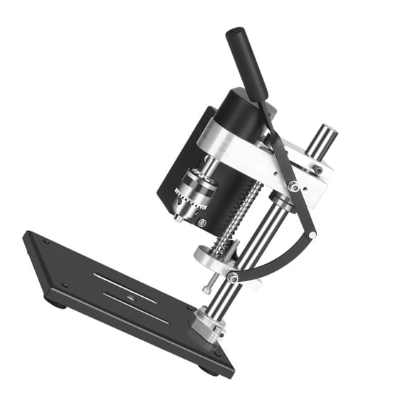 Drilling Mini Bench Drill Press Stand Variable Speed Portable Electric Benchtop Drilling Machine Precise Drill Workbench For Repair DIY Drilling Wood Plastic Metal 110-240V