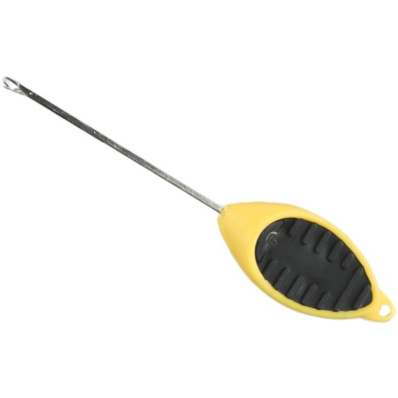 Drilling Needle for Carp Fishing Terminal Tackle, Baiting Needle Tool with Metal and Plastic Construction, Yellow