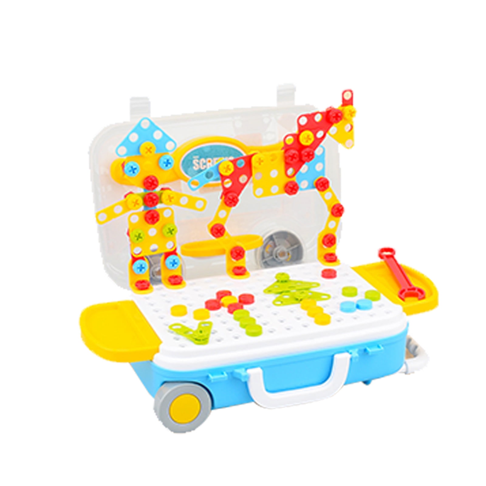 Drilling Screw Puzzle Toys For Children Building Bricks Toys Kids DIY