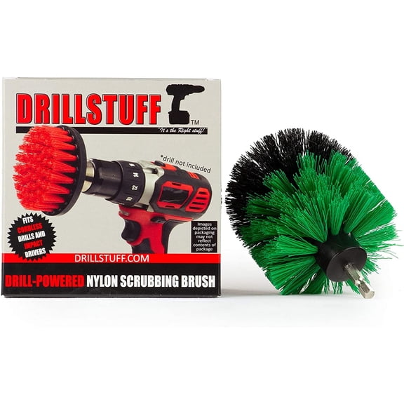 Drillstuff Kitchen Cleaning Brush - Dish Scrubbing Brush - Stove Top Cleaner Kit - Oven Rack Cleaning Tool - Pot / Pan Cleaner - Home Skillet Scrubber