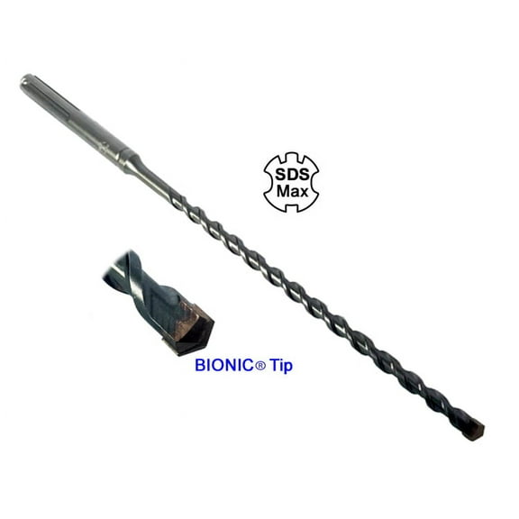 Driltec SDS-Max Rotary Hammer Drill Bit 1/2" x 21-1/2"