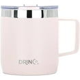 thumbnail image 1 of Drinco 14-Ounce Double-Wall Vacuum-Sealed Stainless Steel Coffee Mug, Pale Pink, 1 of 5