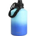 thumbnail image 1 of Drinco Water Bottle Double Wall Vacuum Insulated Stainless Steel, 64oz Morning Sky Blue, 1 of 4
