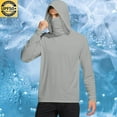 thumbnail image 1 of Drindf Men's UV Protection Sun Shirts Big and Tall Mens Raglan Long Sleeve Tops Moisture Wicking Workout T-Shirt Athletic Fit Gym Running Tshirts, 1 of 6