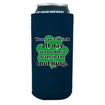 Drink All Day 16 oz. Can Coolie (Navy)