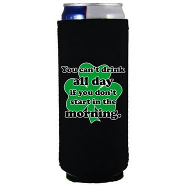 Drink All Day Slim Can Coolie (Black)