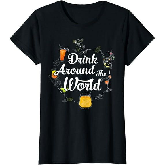 Drink Around The World I Drink Around The World Epcot T-Shirt