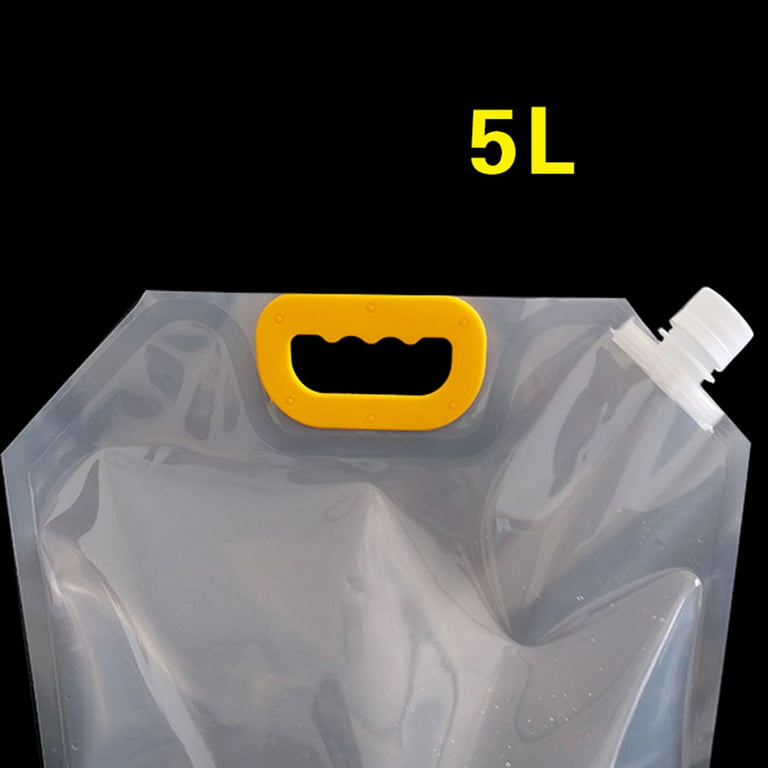 Drink Bag Clear Stand-Up Plastic Pouches Bags,Portable Travel Liquid Clear  Plastic Empty Packaging Bag, 5L