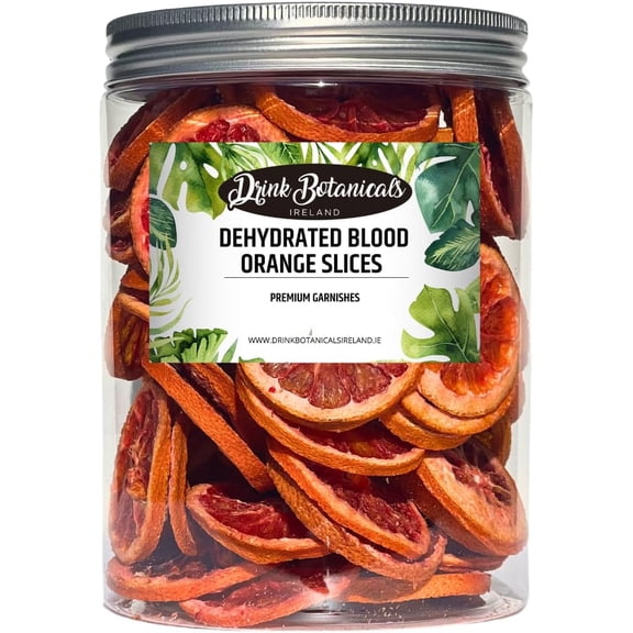 Drink Botanicals Ireland Dried Blood Orange Slices Wheels, 50+ Slices, 5.29 oz