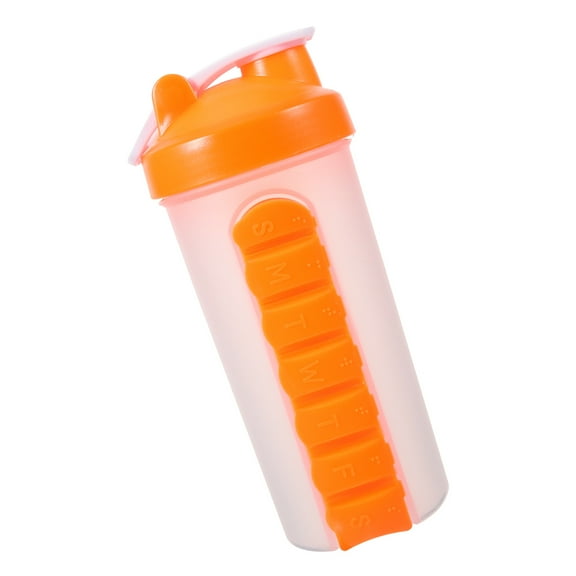 Drink Bottle, Portable Water Bottle Daily Use Drink Bottle Multi-function Sports Bottle With Pills Box