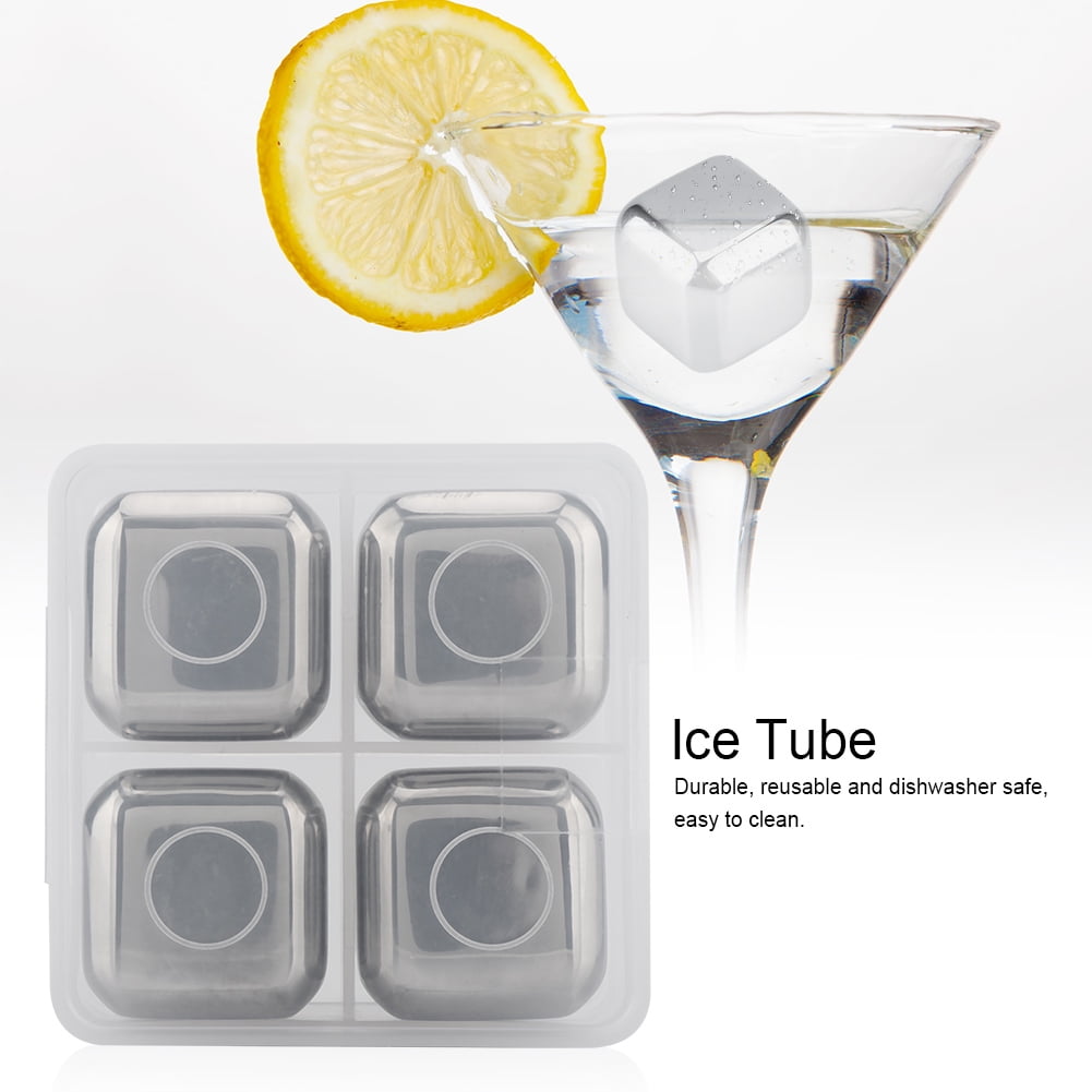 Drink Chiller Stone, Reusable Stainless Steel Ice Tube Drink Chiller