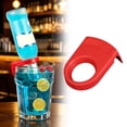 thumbnail image 1 of Drink Clips Bottle Buckle Holder for Glass - Beer Bottle Holder Attachment Clip On for Schooner Goblet Pint Glasses Wine Glass Clip Home Bar Accessories Party Supplies - Red, 1 of 8