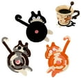 thumbnail image 1 of Drink Coaster | Cat Gifts for Cat Lovers,Fun Woven Creative Coasters,Cute Coffee Coaster for Home Decor Tabletop Protection Suitable for Kinds Cups (3PC), 1 of 7