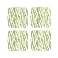 thumbnail image 1 of Drink Coasters, Asparagus Pattern cute -PVC Leather Coasters Sets of 4 for Tabletop Protection - Bar Accessories, Coasters for Drinks Cup Aesthetic Coasters Home Office Decor Square, 1 of 5