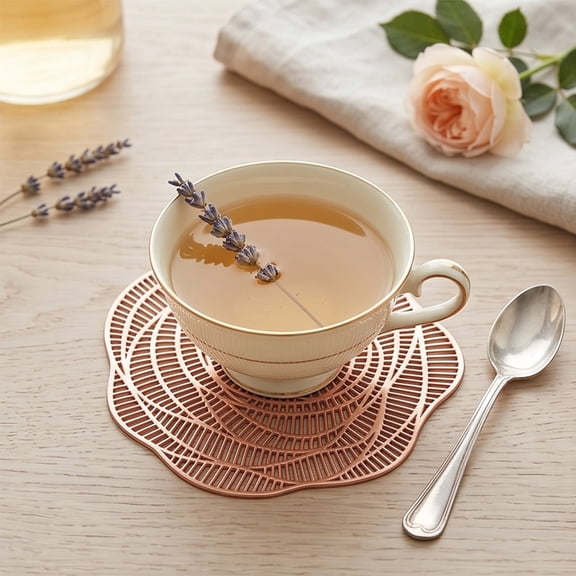 Drink Coasters,Cute Coasters,Silicone Coasters,Flower,Waterproof, Non-Slip, And Stain Resistant Table Mats For Mugs, Glasses, Barware,
