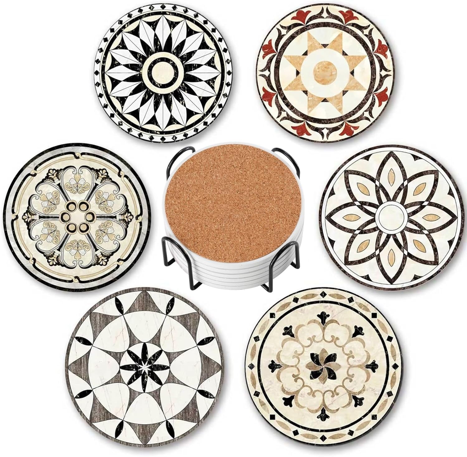 drink-coasters-set-of-6-with-holder-ceramic-absorbent-coaster-for