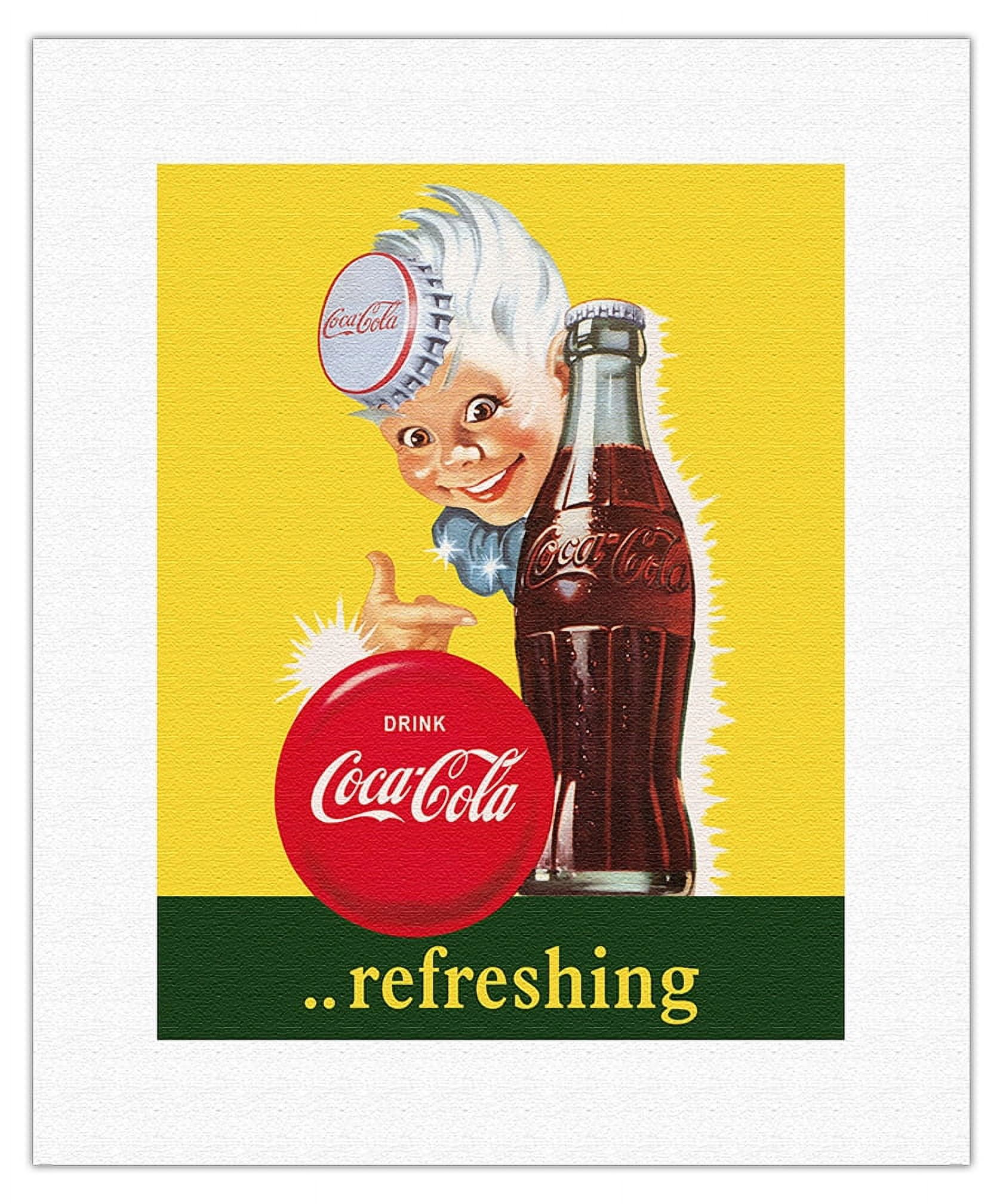 アンティーク雑貨 Vtg '50s Delicious Refreshing Coca Cola Drink-Coca-Cola-Refreshing-