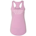 thumbnail image 1 of Drink Coffee Read Books Be Happy Racerback Tank, 1 of 3