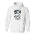 thumbnail image 1 of Drink Coffee Without Sugar Hoodie Women -Image by Shutterstock, Female 3X-Large, 1 of 4
