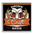 thumbnail image 1 of Drink Craft Beer Vintage Phrase Food & Beverage Graphic Art Gray Framed Art Print Wall Art, 1 of 7