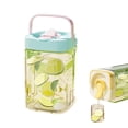thumbnail image 1 of Drink Dispenser 3.5L (0.9 Gal) Fridge Juice Water Pitcher,Large Capacity Plastic Beverage Dispenser Water Container Stand Juice Jug for Home,Camping,Beverage Liquid Drink Container for Party, 1 of 10