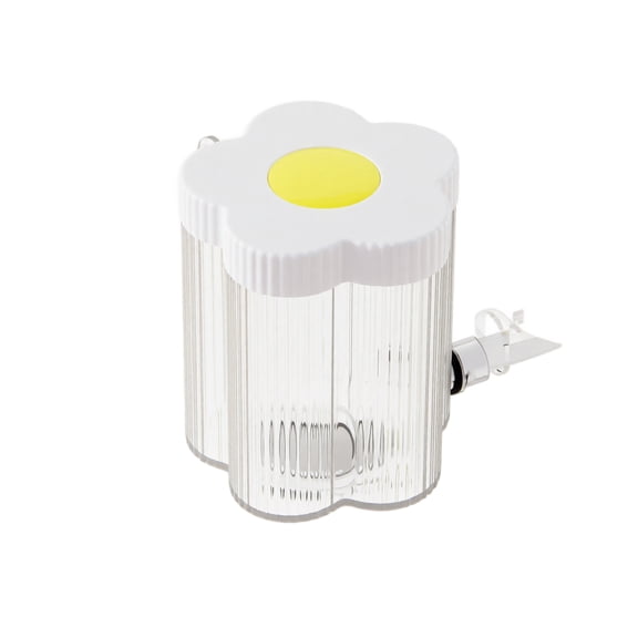 Drink Dispenser Daisy Shaped Plastic 1 Gallon for Parties Kitchen and Picnics