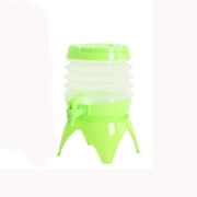 Drink Dispenser Foldable Water Jug with Tap and Tripod Stand Large Capacity for Home and Camping Use