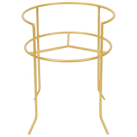 Kitandove Beverage Bucket Stand Golden Iron 1Pcs 8.9X7.1X6.7In
