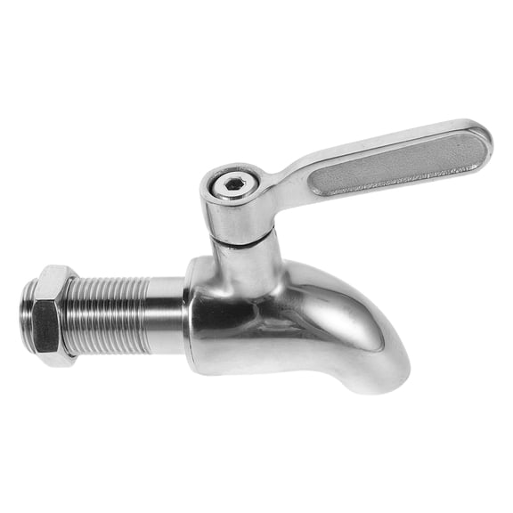 Drink Dispenser Spigot - Stainless Steel Beverage Faucet Leak-Proof - Replacement Spout for Water Dispenser - Easy-Pour Spigot for Tea Milk Juice Beer and Wine