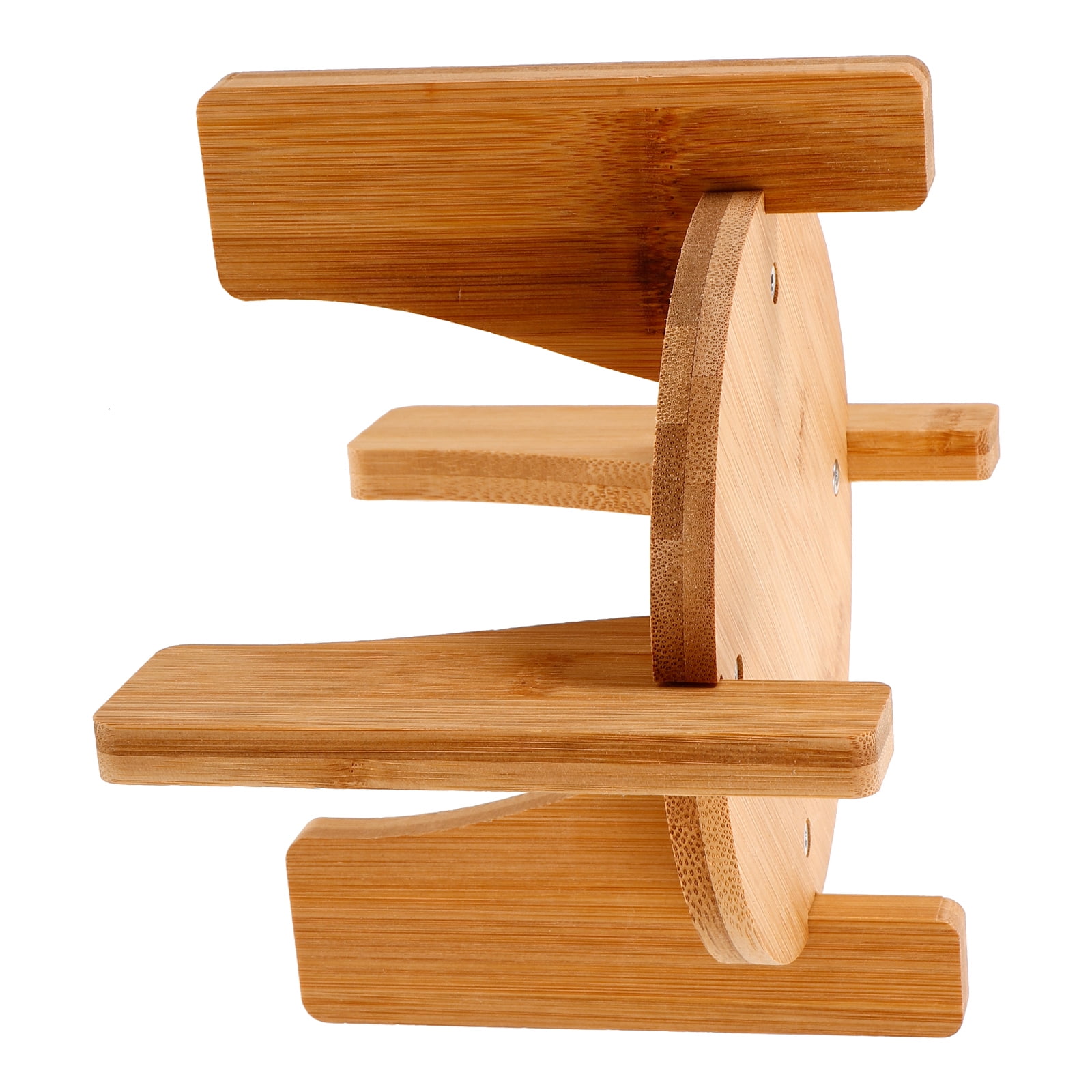 Drink Dispenser Stand Bamboo Fish Tank Stand Round Beverage Dispenser Holder Vase Stand